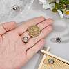 4Pcs Drum 304 Stainless Steel European Beads STAS-DC0017-29-3
