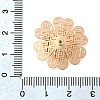 Brass Bead Caps KK-C167-03C-G-3