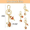 Hedgehog Alloy Enamel Keychain KEYC-YW00070-01-3