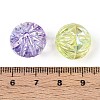 UV Plating Transparent Acrylic Beads TACR-N020-02-2