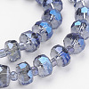 Electroplate Glass Beads Strands EGLA-J146-FR8mm-B01-3