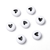 Flat Round Acrylic Beads LS-MACR-PB37C9070-3-2