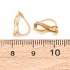 316 Surgical Stainless Steel Clip-on Earring Findings X-STAS-P397-02G-3