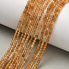 Natural Yellow Tourmaline Beads Strands GG-CBA5A1A-A05-02-1