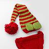 Crochet Baby Beanie Costume AJEW-R030-63-3