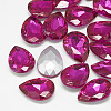 Pointed Back Glass Rhinestone Cabochons RGLA-T081-6x8mm-09-1