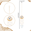 1Pc Glass Cone Hanging Suncatchers HJEW-AR0001-17-2