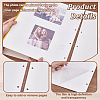 PVC Self-adhesive Photo Album Refill Pages for 4 Ring Loose-Leaf Album AJEW-WH0002-88-4