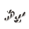 Christmas Candy Cane Handmade Polymer Clay Beads CLAY-P005-03M-08-3
