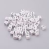 Acrylic Horizontal Hole Letter Beads OACR-YW0002-08T-1