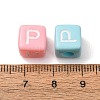 Opaque Acrylic European Beads AC-CBA7A73-01P-3