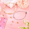 5Pcs 5 Colors Rack Plating Brass Micro Pave Cubic Zirconia Beads KK-TA0001-69-6