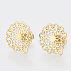 304 Stainless Steel Stud Earring Findings STAS-S079-34A-1