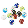 12Pcs 6 Colors Handmade Porcelain Beads PORC-TA0001-51-3