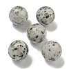 Natural Sesame Jasper Round Ball Figurines Statues for Home Office Desktop Decoration G-P532-02A-22-1