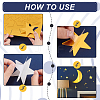   Star Acrylic Mirror Wall Stickers DIY-PH0017-37A-4