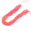 Baking Paint Transparent Glass Beads X1-DGLA-A035-T4mm-A01-2