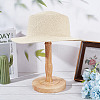 Wood Dome Shaped Stem Hat Rack ODIS-WH0043-67B-3