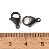 Ion Plating(IP) 304 Stainless Steel Lobster Claw Clasps STAS-AB11-B-3