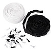 2 Bags 2 Colors Nylon Closed-end Zipper DIY-TA0014-72B-2