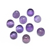 Natural Amethyst Cabochons X-G-O175-23-19-1