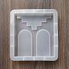 DIY Square with Rampart Pattern Candle Silicone Molds LS-DIY-G113-09A-3