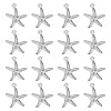 SUNNYCLUE 100Pcs 316 Surgical Stainless Steel Pendants STAS-SC0004-45-1