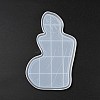 DIY Goddess Tray Palte Silicone Bust Statue Molds DIY-P070-C03-3