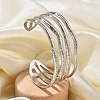 304 Stainless Steel Cuff Bangles BJEW-B108-10P-1