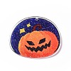 Halloween Theme Opaque Printed Acrylic Pendants OACR-G013-03E-2