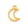 Moon Alloy Small Handmade Pendant PALLOY-WH0092-36G-1