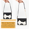 2Pcs 2 Style PU Leather & Round ABS Plastic Imitation Pearl Bag Straps Sets FIND-WR0009-23A-3