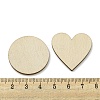 100Pcs Unfinished Wood Pendants WOOD-XCP0001-90-3