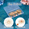 5Pcs 5 Colors Alloy with Resin Big Pendants FIND-TA0004-16-4