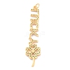 Eco-Friendly Brass Micro Pave Cubic Zirconia Pendants KK-K268-37G-3