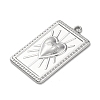 Anti-Tarnish 304 Stainless Steel Pendants STAS-K293-09P-2