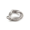 Brass Micro Pave Cubic Zirconia Pendants KK-M321-01B-P-2