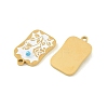 304 Stainless Steel Enamel Pendants STAS-H251-03A-03-2
