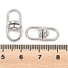 Alloy Double Eye Swivel Clasps FIND-C091-01P-3