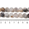 Natural Dendritic Agate Beads Strands G-A248-A04-01-5
