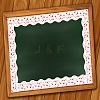 Heart Bulletin Board Border Stickers Roll LS-DIY-K038-04-4