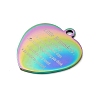 201 Stainless Steel Pendants STAS-R002-09A-2