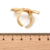 Brass Adjustable Cuff Open Rings for Women LS-RJEW-Z097-03G-01-3