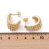 Brass Stud Earrings KK-U058-68G-5