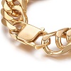 201 Stainless Steel Wheat Chain Bracelets BJEW-L665-05G-2