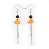 Acrylic Dangle Earrings EJEW-JE03186-04-2