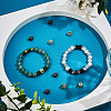 10Pcs 2 Colors Brass Micro Pave Cubic Zirconia Beads ZIRC-BBC0003-21B-3