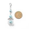 Angel Clip-on Charms HJEW-JM00748-3