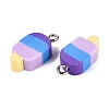 Handmade Polymer Clay Pendants CLAY-Q253-07P-10-2