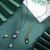 4Pcs 2 Colors 925 Sterling Silver Cubic Zirconia Pendants Bails STER-BBC0008-35-3